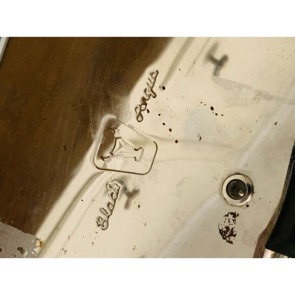 Vtg Black Angus Chrome Electric Waffle Maker Series 932 Tested - Picture 4 of 8